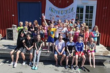 Stor stemning og mye gøy på leir