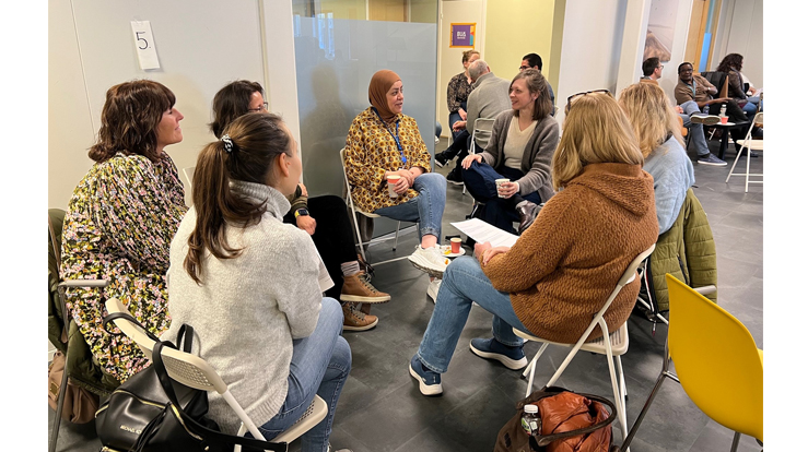 Gruppesamtale på seminaret om mannsrollen for norske minoriteter. Foto: Olav D. Svanholm