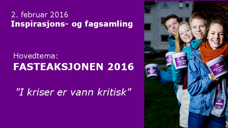 Inspirasjons- og fagsamling 2. februar 2016