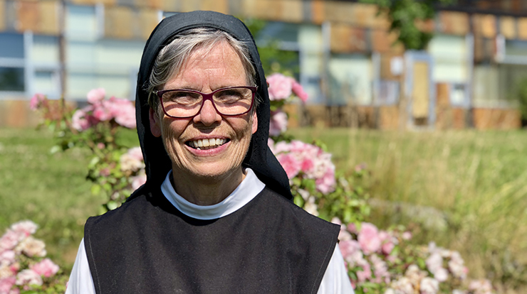 Søster Hanne-Maria fra Tautra Mariakloster er gjest i podkasten «På trua laus». (Foto: Katolsk.no, Petter T. Stocke-Nicolaisen)