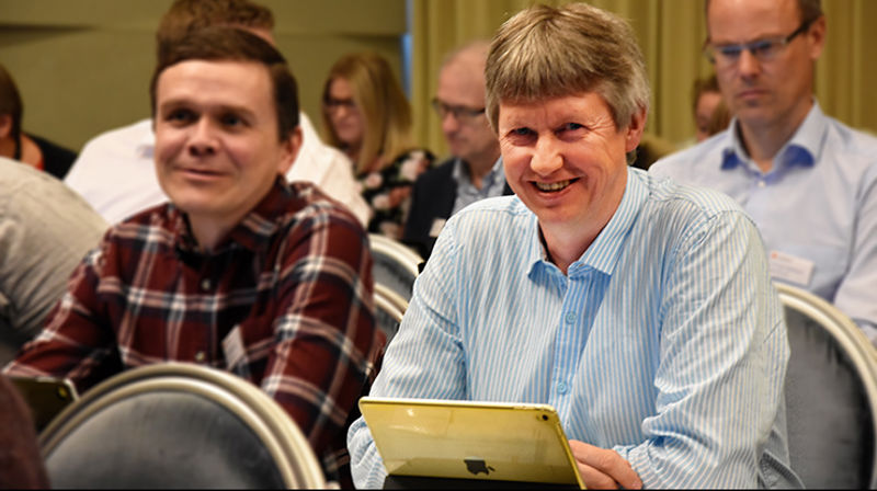 Bertil Jönsson smilte fornøyd etter det historiske vedtaket på Kirkemøtet.