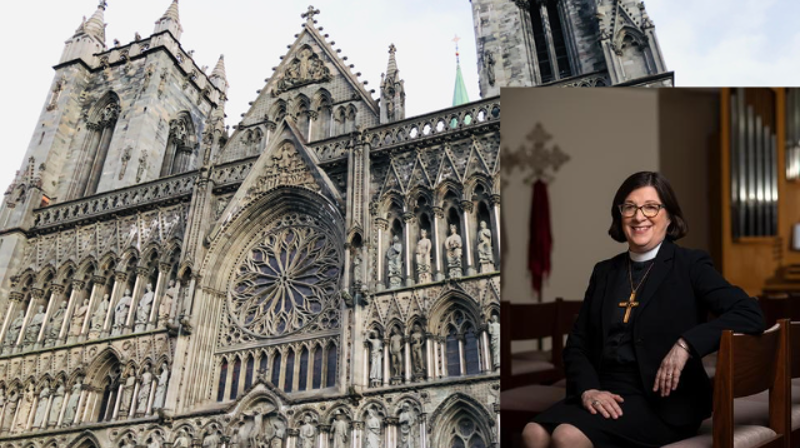 Leiar i den evangelisk-lutherske kyrkja i USA besøker Nidaros