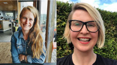 Oda Buseth Danielsen (t.v) og Tone Gullaksen er nye fjes på Nidaros bispedømmekontor.