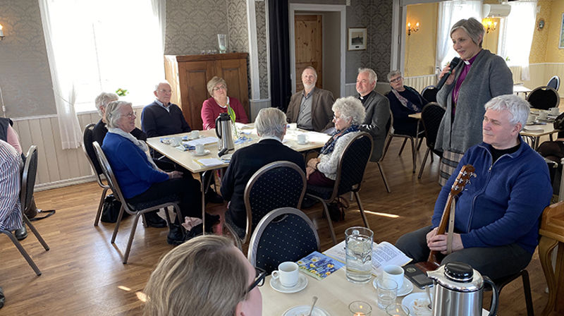 Møtte malvikingene på formiddagstreff