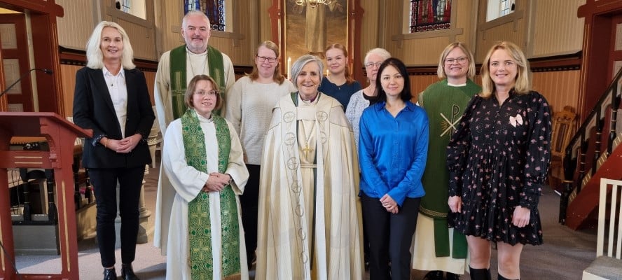 Biskop Herborg visiterte i forrige uke Stjørdal prosti.
