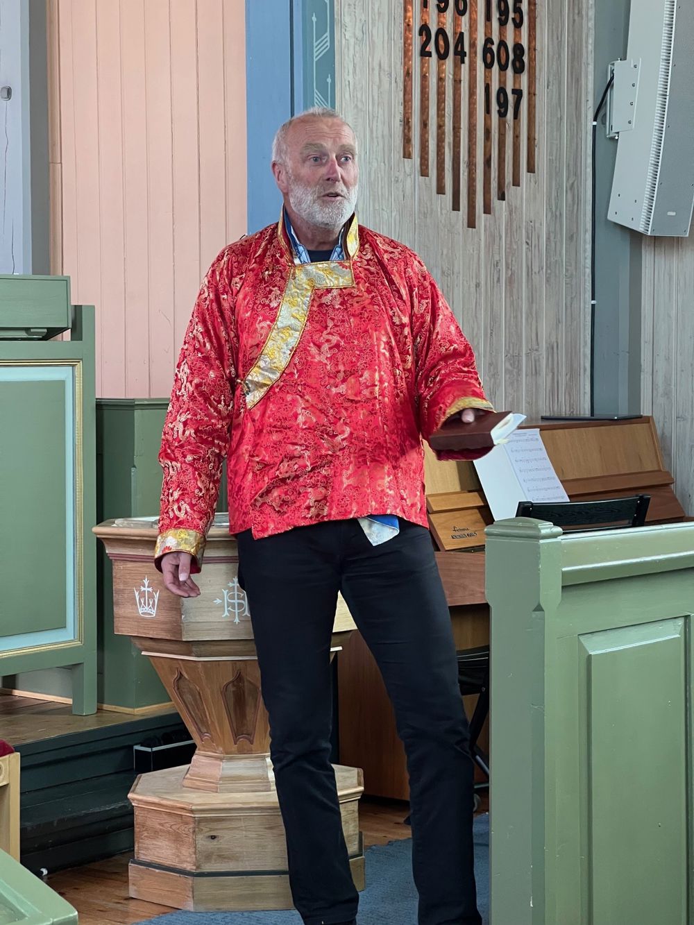 Carl Georg Konow ledet kulturkveld i Brekken kirke