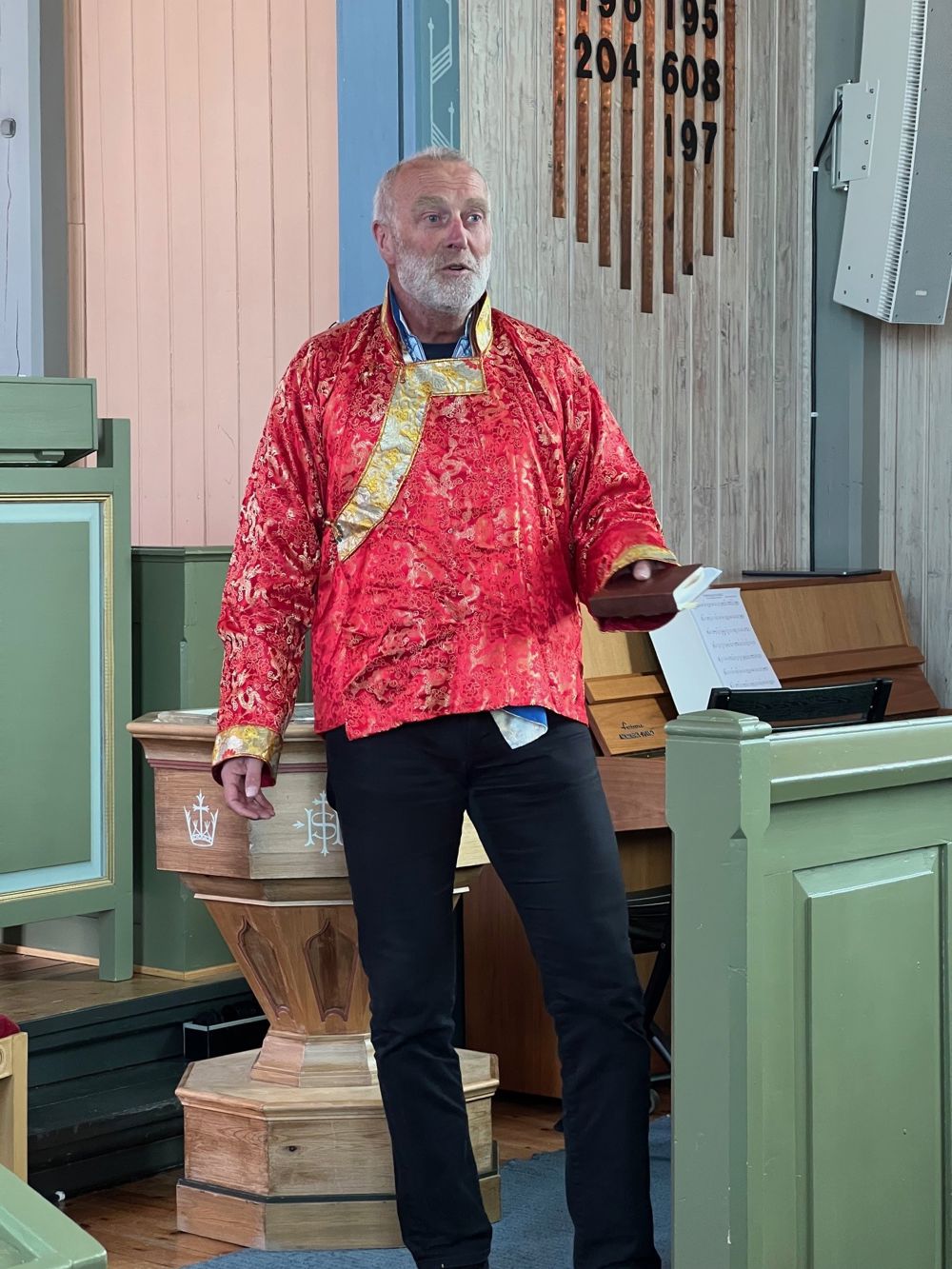 Carl Georg Konow ledet kulturkveld i Brekken kirke