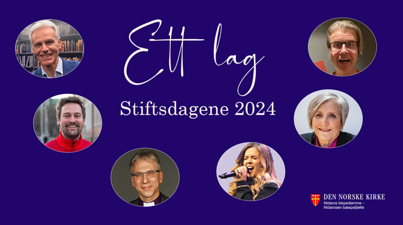 Stiftsdagene 21.-22. oktober 2024: «Ett lag» (for alle ansatte i kirka i Trøndelag)