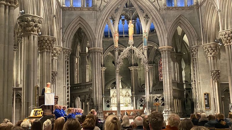 Biskop Olav visiterte Nidaros domprosti