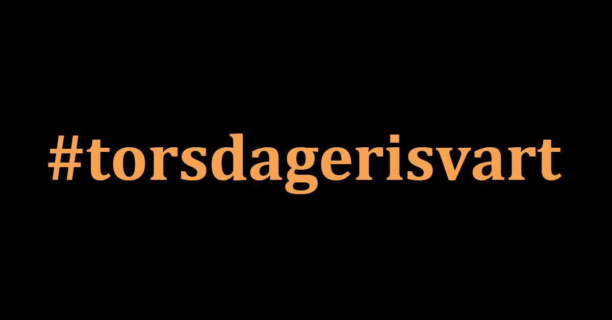#torsdagerisvart