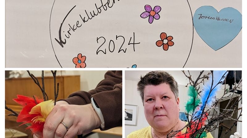 Mildrid Andreassen lager fastelavnsris.