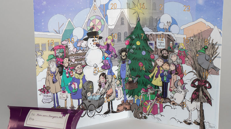 Adventskalendere fra Kirkens Nødhjelp