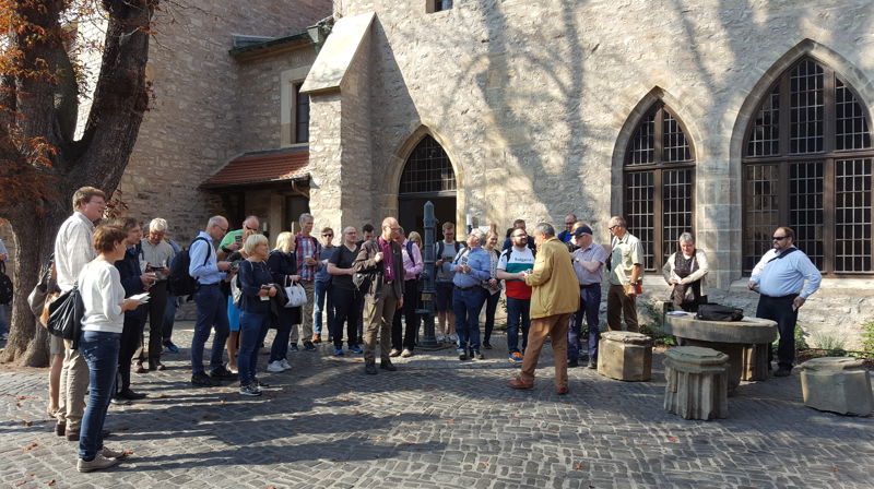Bilde fra forrige studietur til Tyskland 2016. Guiding i Augustinerklosteret i Erfurt.