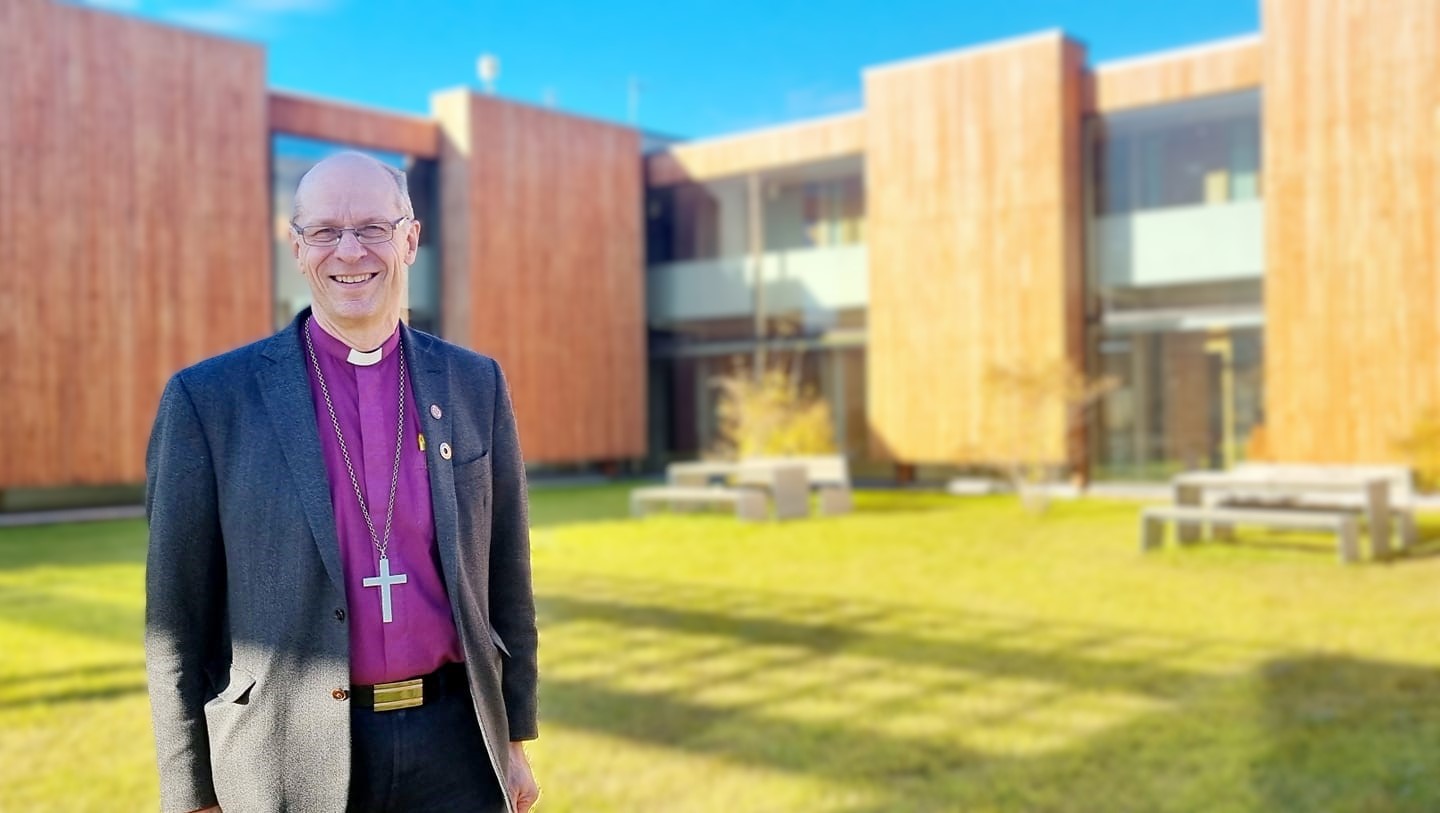 Biskop Olav Øygard på Viken senter under visitasen i 2021. Foto: Jon Marius Kobro Hammer