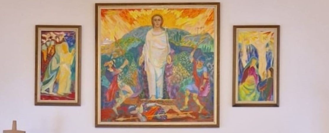 Alterbilde Lundenes kirke. Foto: Rodmire Larsen