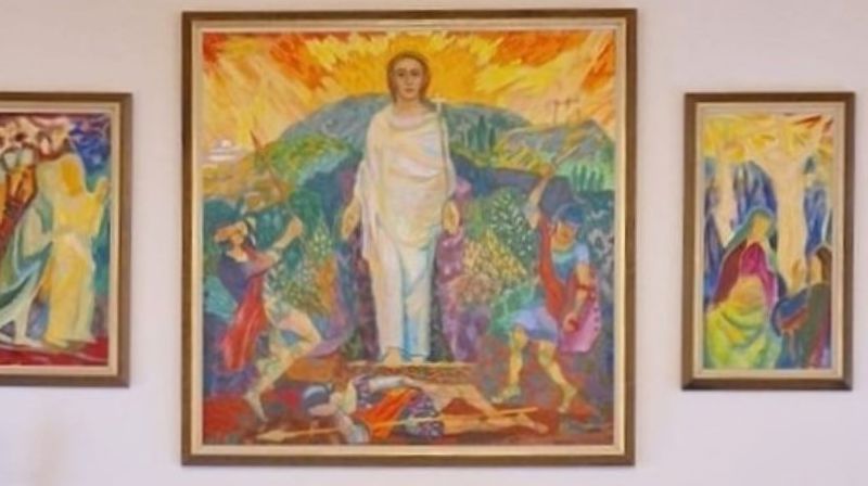 Alterbilde Lundenes kirke. Foto: Nord-Hålogaland bispedømme