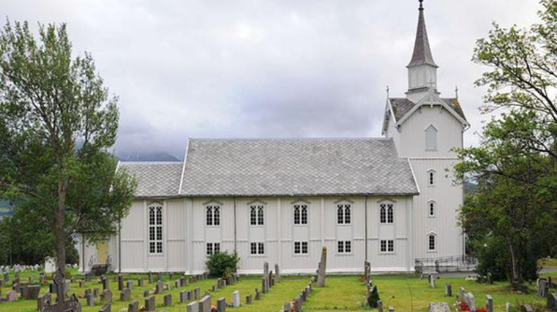 Kvæfjord kirke 150 år. Foto: Per Arvid Åsen