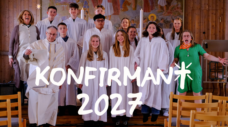 Født i 2012? Nå kan du melde deg til konfirmasjon i 2027