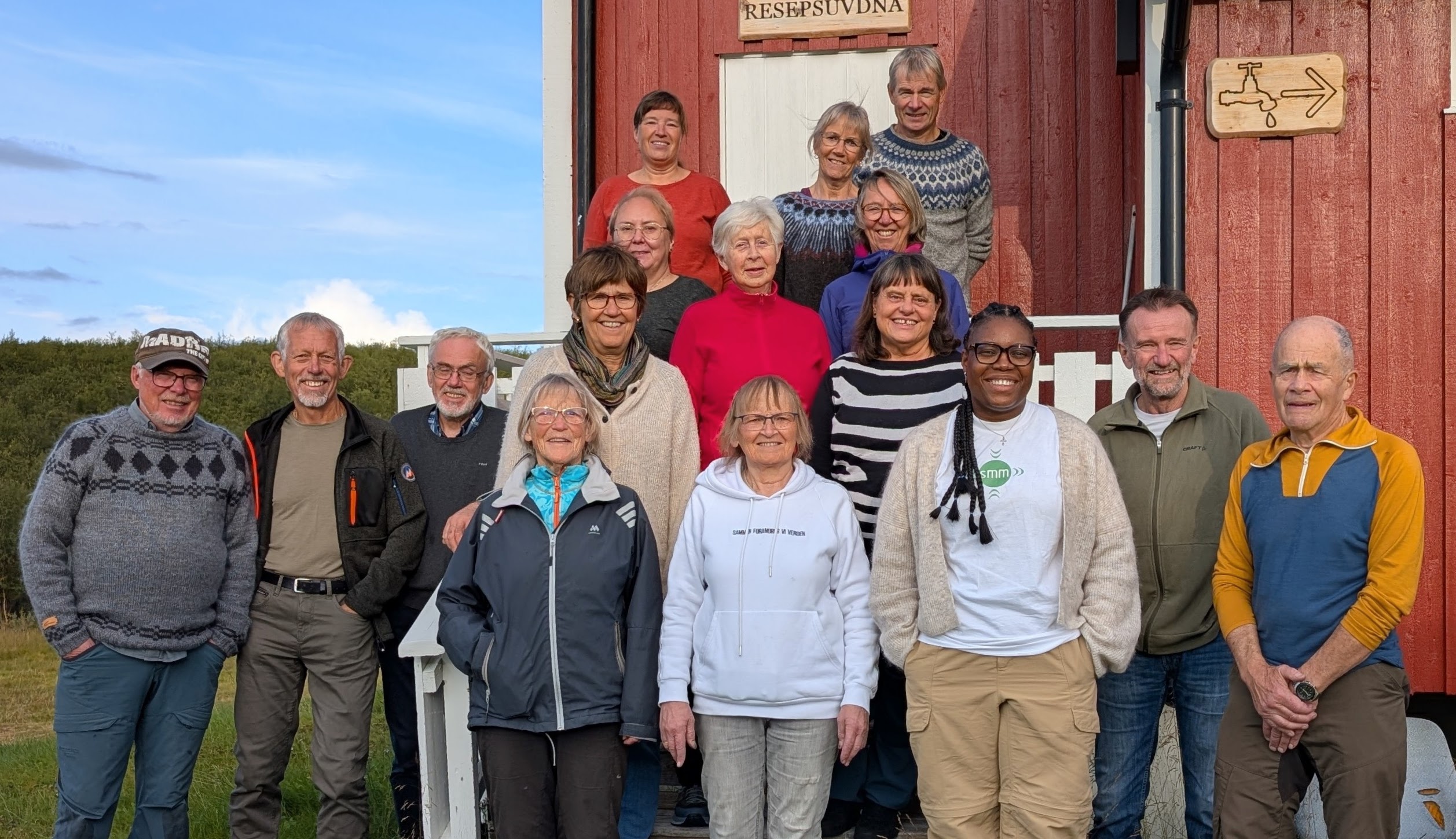 Denne engasjerte gjengen samlet til en helg fylt med inspirasjon, refleksjon, bønn, pilgrimsvandring og fellesskap. Bilde: Oscar Eriksen.
