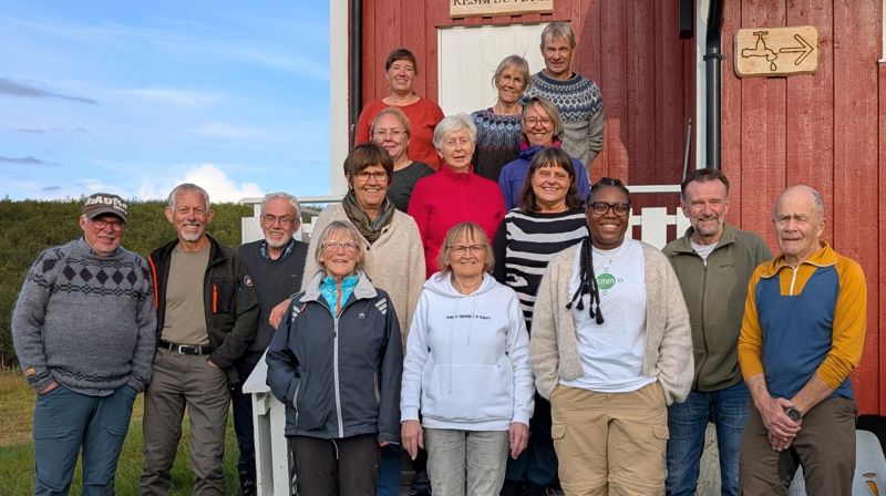 Denne engasjerte gjengen samlet til en helg fylt med inspirasjon, refleksjon, bønn, pilgrimsvandring og fellesskap. Bilde: Oscar Eriksen.