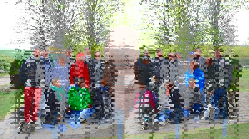 Døvekirkens ansatte besøkte landsbyen der Luther opplevde sin "omvendelse". Foto: Petter Pettersen.