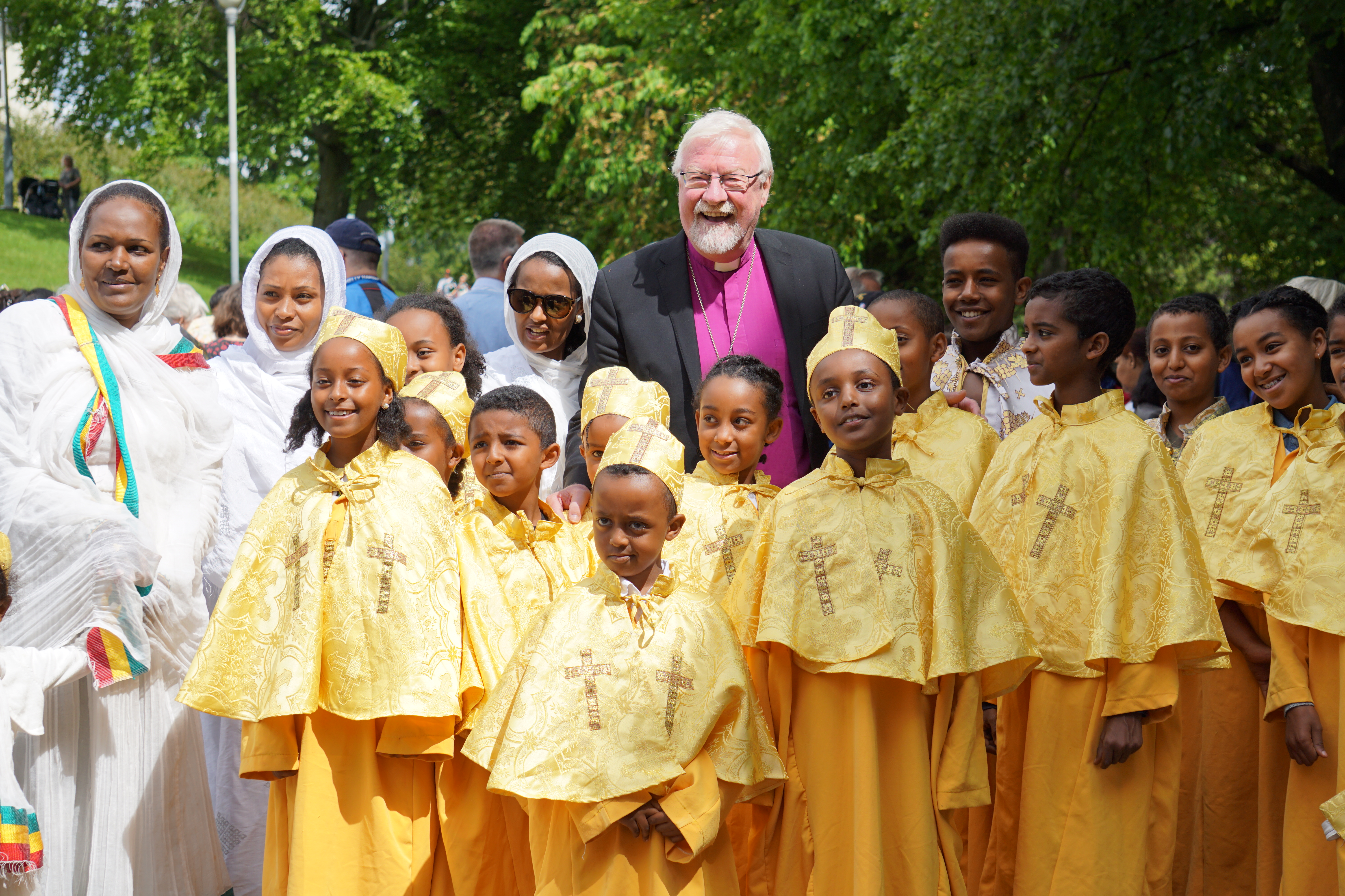 Biskop Kvarme gledet seg på flerkulturell pinsefestival på St.Hanshaugen.