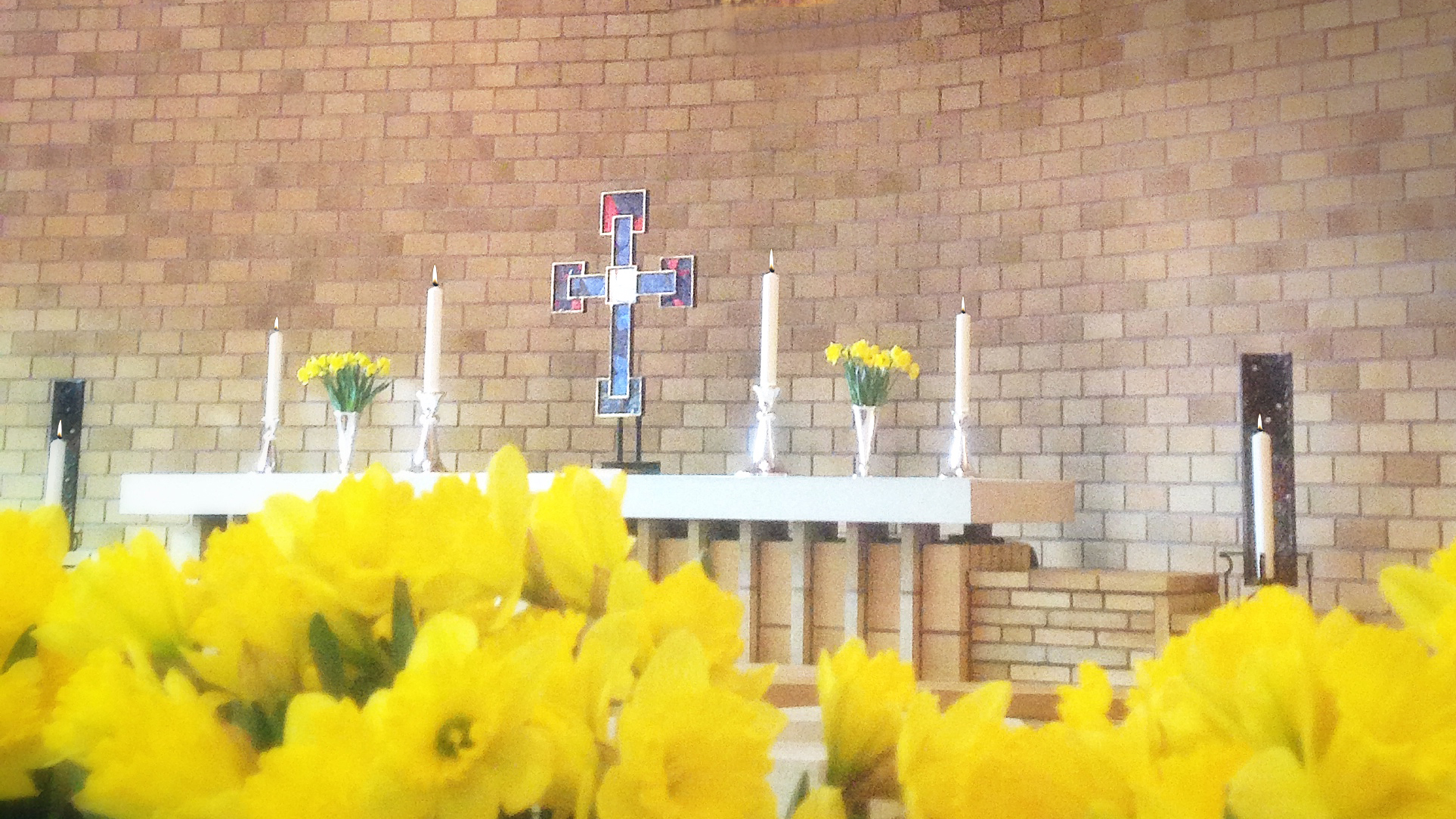 God påske Oslo bispedømme. Her fra Jar kirke i Bærum prosti. Foto: TB