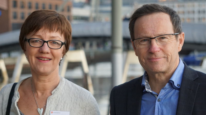 Stiftsdirektør Elise Sandes og kirkeverge Robert Wright i Oslo er sammen med kirkevergene i Asker og Bærum innstilt på å utøve felles arbeidsgiveransvar.