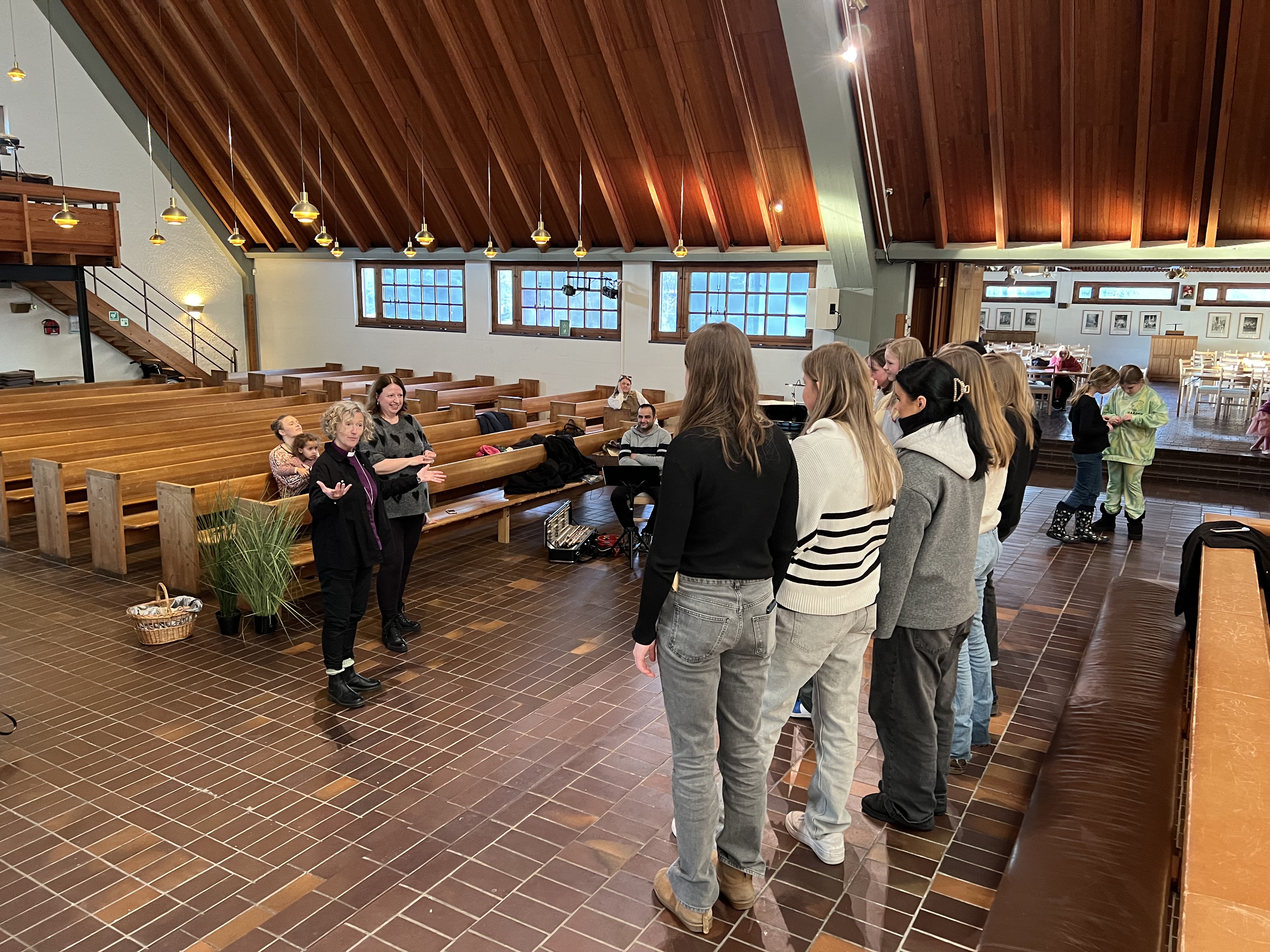 Kor: Holmen kirkes kor øver hver mandag. 