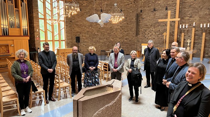 Svensk biskop og proster på besøk i Oslo