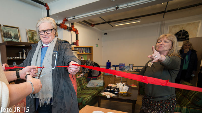 Gjennomført åpning av gjenbruksbutikk