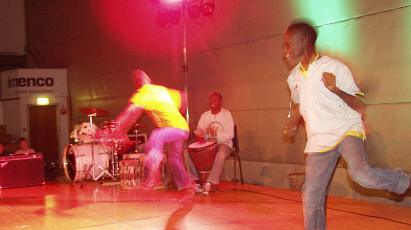 Unge og kunst. Fotograf Øygarden