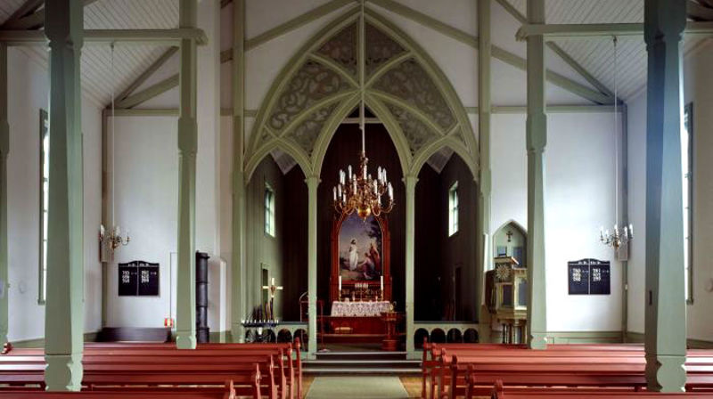 Sulitjelma kirke. Foto: Kirkebyggdatabasen