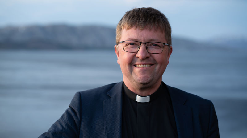 Svein Valle (57) er en av kandidatene som er nominert til ny biskop i Sør-Hålogaland. Foto: Sør-Hålogaland bispedømme