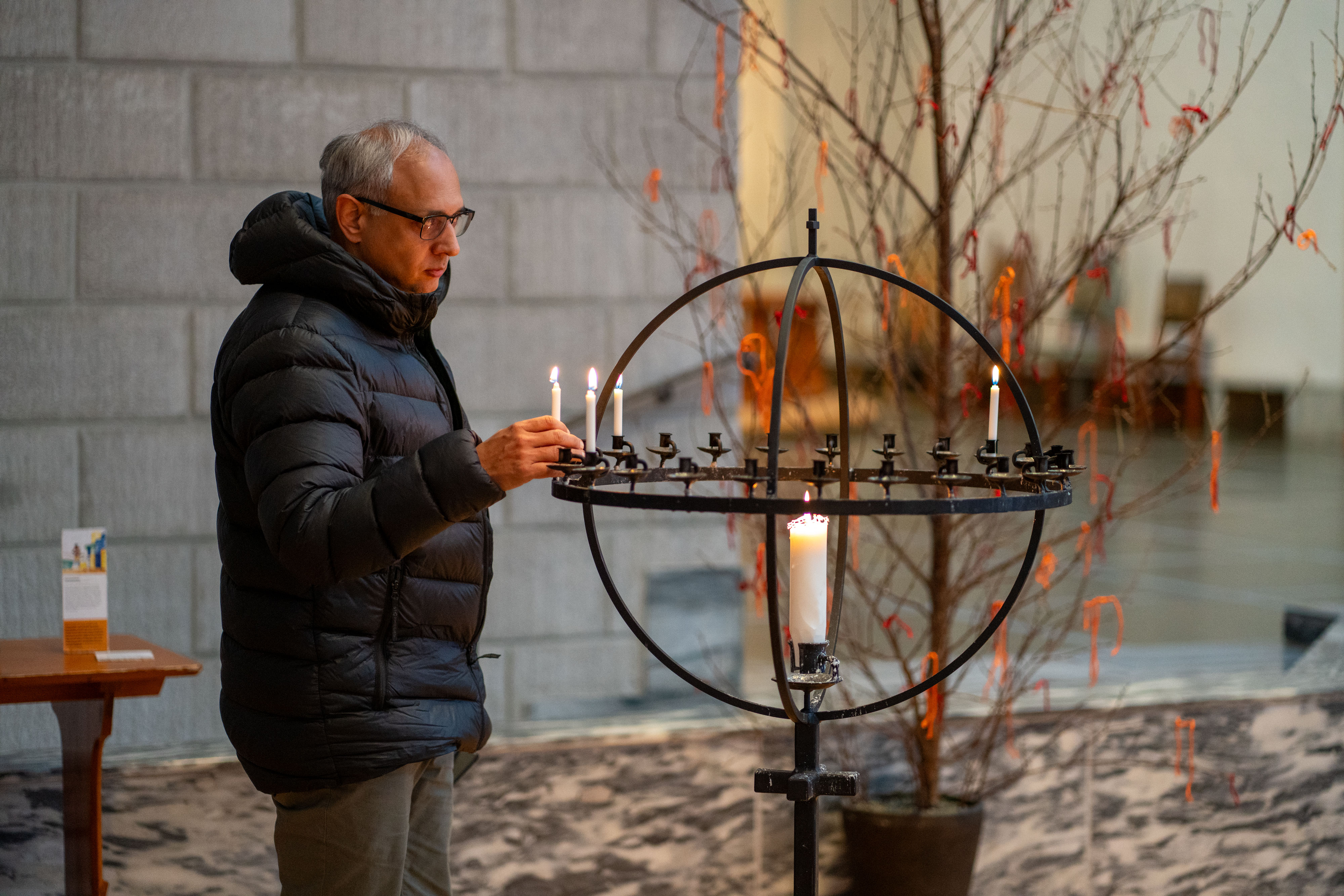 Fra fredsbønn i fastetiden i Bodø domkirke.