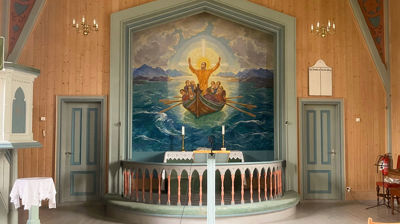 Korparti fra Vestbygd kirke. Foto: Omar Aardal