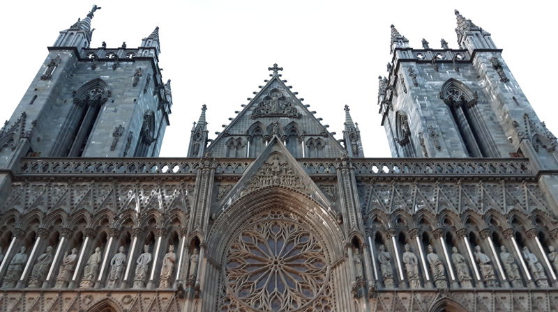 Glade pilegrimer på Faxen legger ut fra Bodø havn. Foto: Thoralf Fagertun