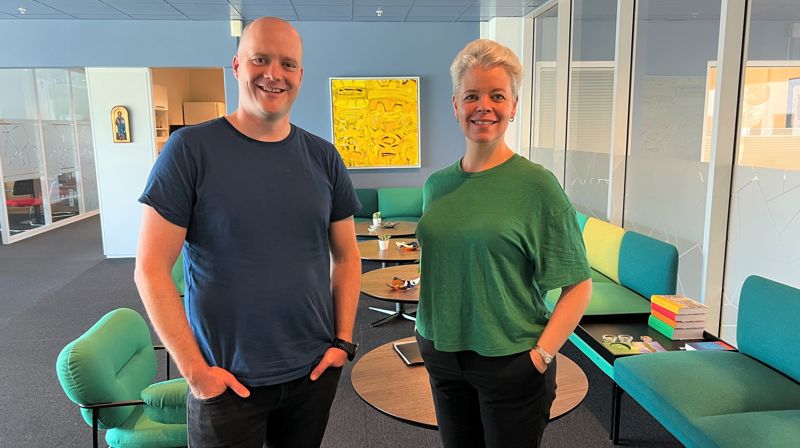 Eivind Kråvik og Tove Marie Sortland.