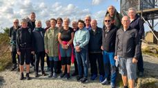 I nydelig vær gikk turen opp til Lifjell sammen med en flott gjeng "unge eldre".