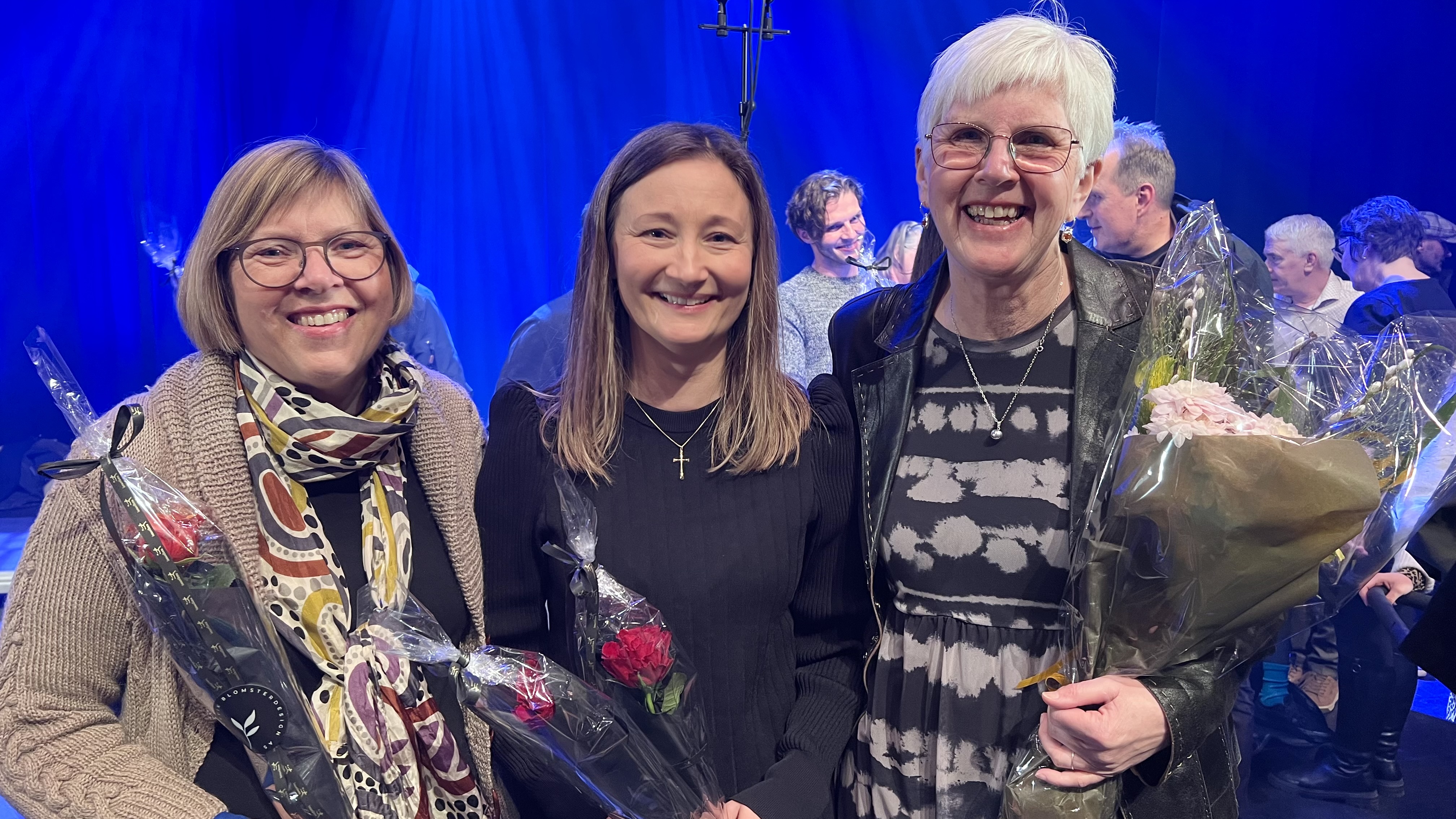 Hilde, Janne Kristine og Sølvi.
