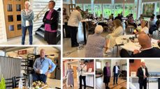 Mykje kjekt innhald i vistasdagane: Flott kyrkje med supert påbygg, gjestebod med kommuneleiing, lag og organisasjonar og inspirerande lunsj på ein av nærbutikkane sto blant anna på programmet,