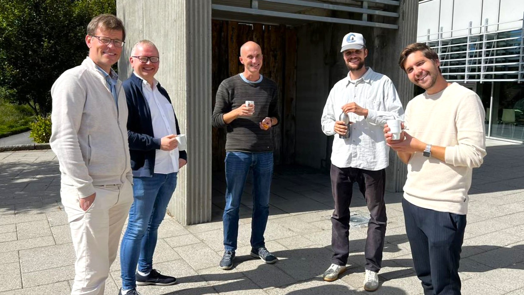 Både prester og pedagoger og flere andre faggrupper deltok på Forum for undervisning og læring i år. Neste år blir det felles samlinger for alle faggrupper. Fra venstre: Olav Mo (menighetspedagog), Oddvar Nessa (barne- og ungdomsprest), Geir Eikrem (kateket), Markus Melke (menighetspedagog) og Helge Bjørgaas (ungdomsprest).
