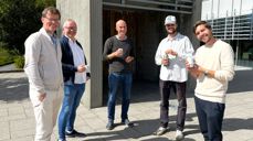 Både prester og pedagoger og flere andre faggrupper deltok på Forum for undervisning og læring i år. Neste år blir det felles samlinger for alle faggrupper. Fra venstre: Olav Mo (menighetspedagog), Oddvar Nessa (barne- og ungdomsprest), Geir Eikrem (kateket), Markus Melke (menighetspedagog) og Helge Bjørgaas (ungdomsprest).