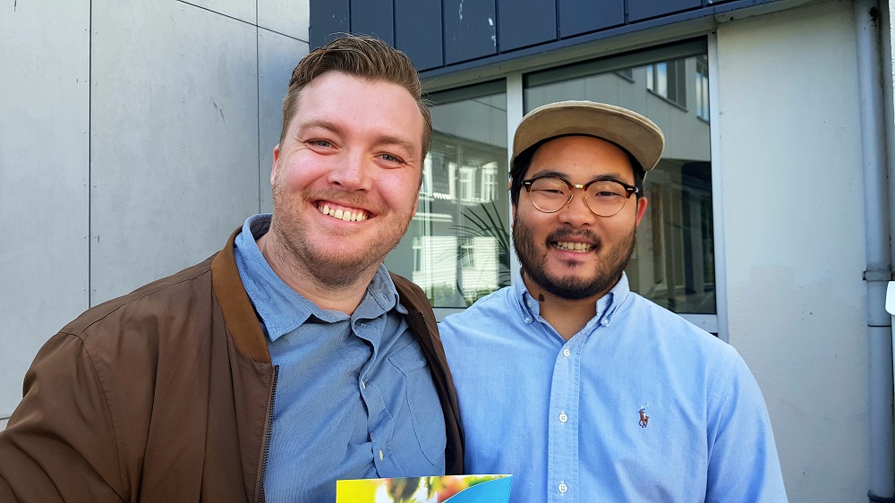 Asle Steinbru er nyansatt prosjektleder for Ung i Time, et samarbeid mellom Time, Bryne og Undheim sokn. Anders Primstad startet har akkurat startet et vikariat som menighetspedagog i Sunde. 