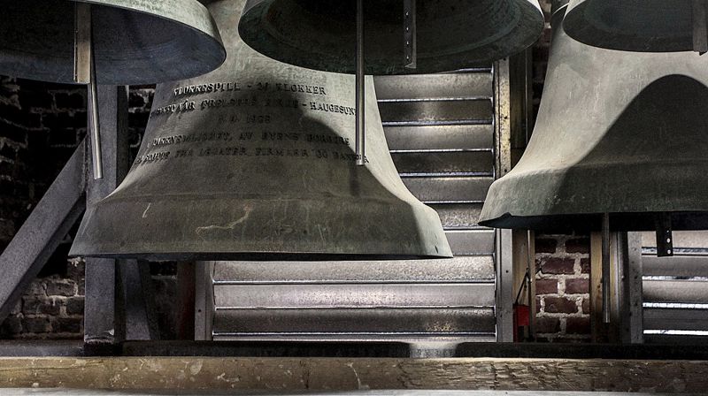 Klokker i Vår Frelsers kirke i Haugesund. Foto: Eirik S. Lund