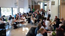 Tid til prat og kaffe med kolleger fra hele bispedømmet var en viktig del av dagen.