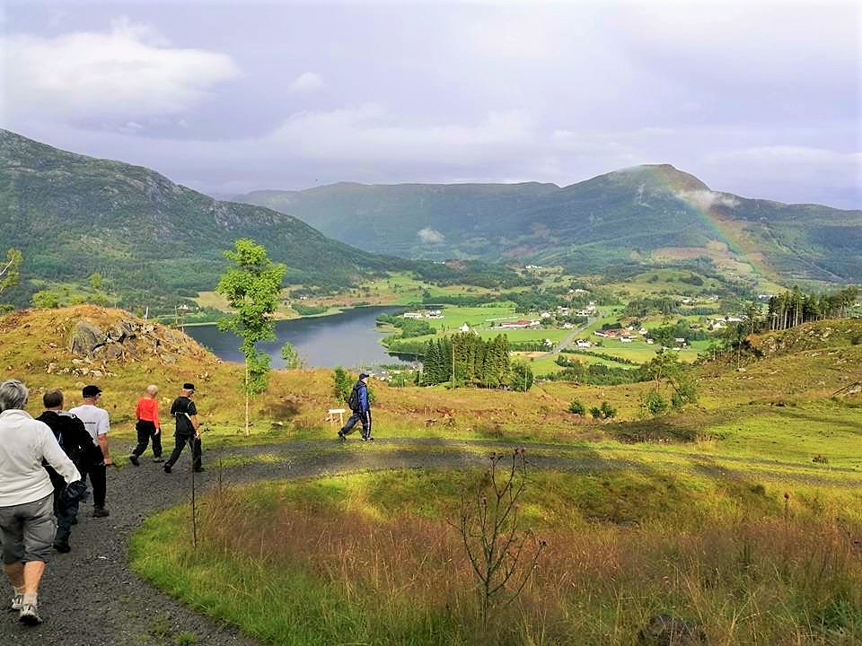 Fra tidligere Olsok-vandring i Vats.