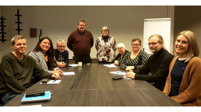 Gjengen fra Dalane prosti ser lyst på arbeidet de skal igang med.