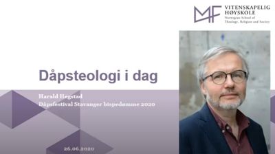 Harald Hegstad om utfordringer i dåpsteologien