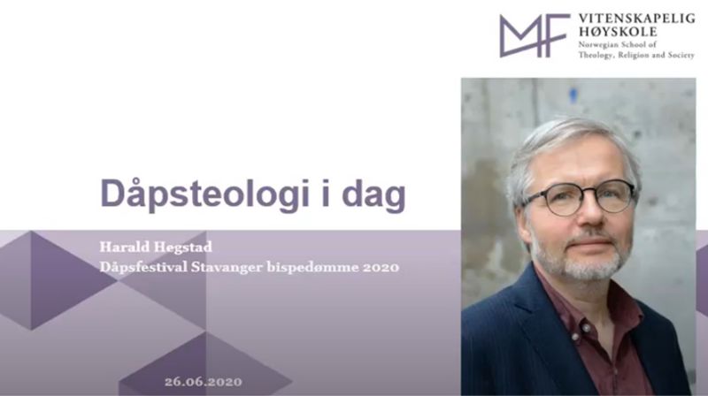 Harald Hegstad om utfordringer i dåpsteologien